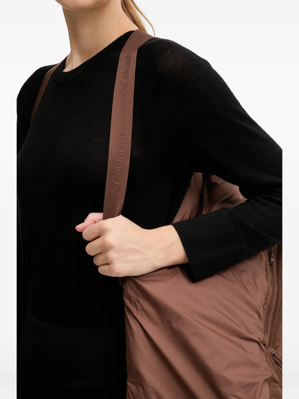 Columbia Amaze Puff™ Hooded Coat In Brown