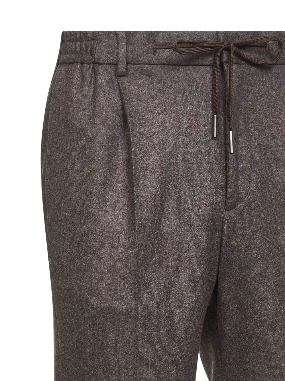 Tagliatore Plooibroek met trekkoord Bruin