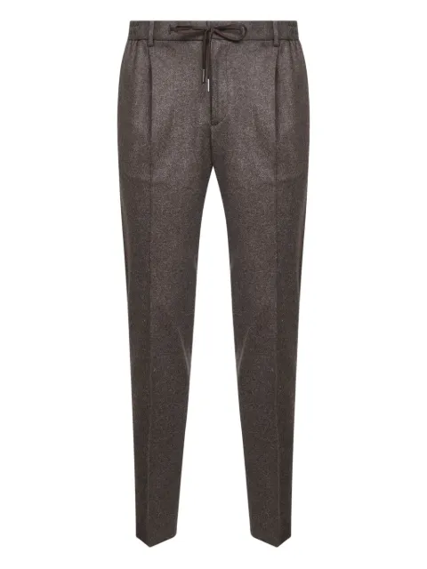 Tagliatore drawstring pleat trousers