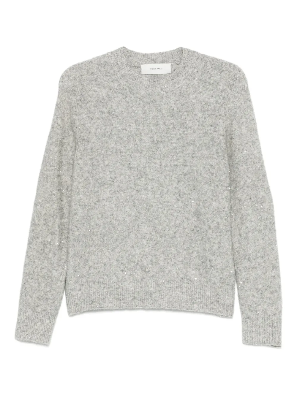 Ivory Paris Sequin-embellished Sweater In Multi