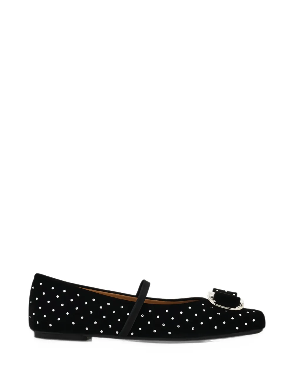 Ferragamo Vara buckle ballet flats - Nero