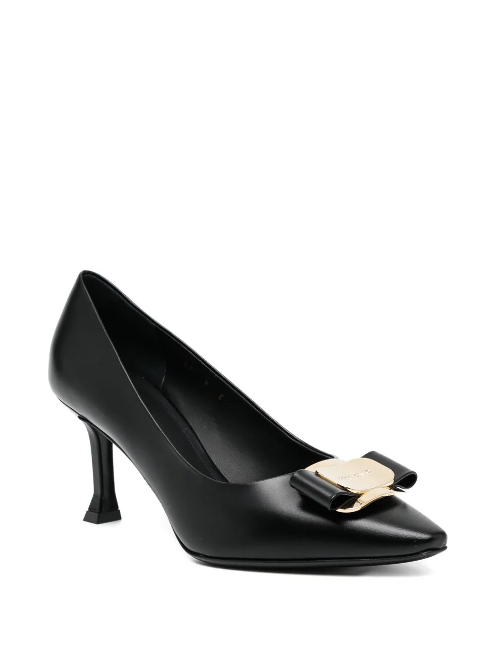 Ferragamo 80mm Vara bow pumps Zwart