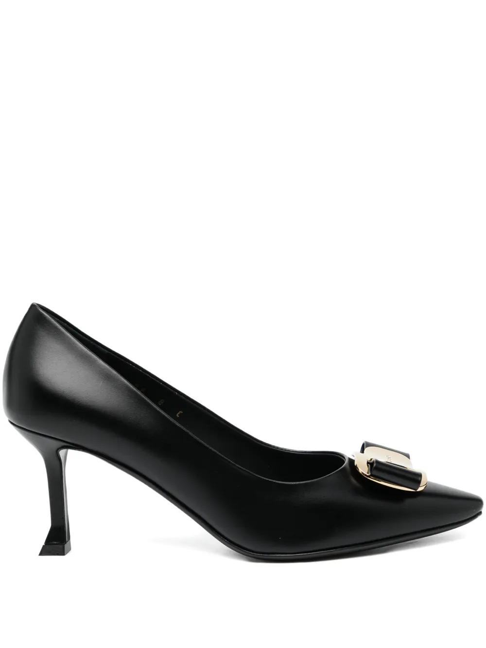 Ferragamo 80mm Vara bow pumps Zwart