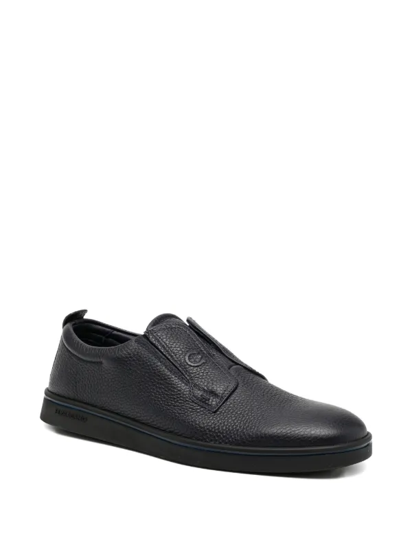 【レア品】Ferragamo ブラックレザー ローファー Ferragamo レザーローファー | ブラック | FARFETCH JP