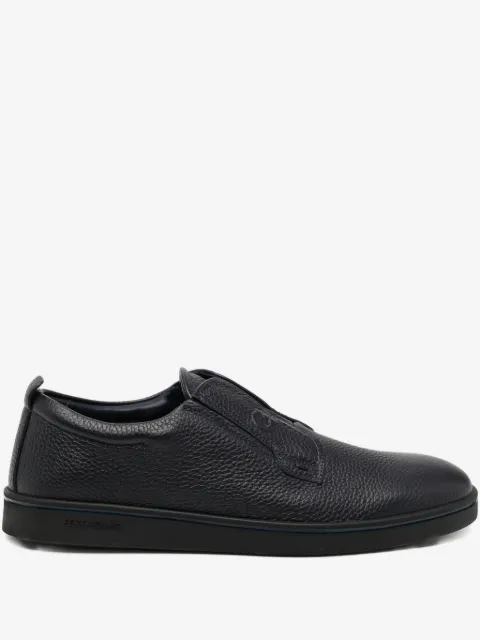 Ferragamo mocassins en cuir à logo gravé