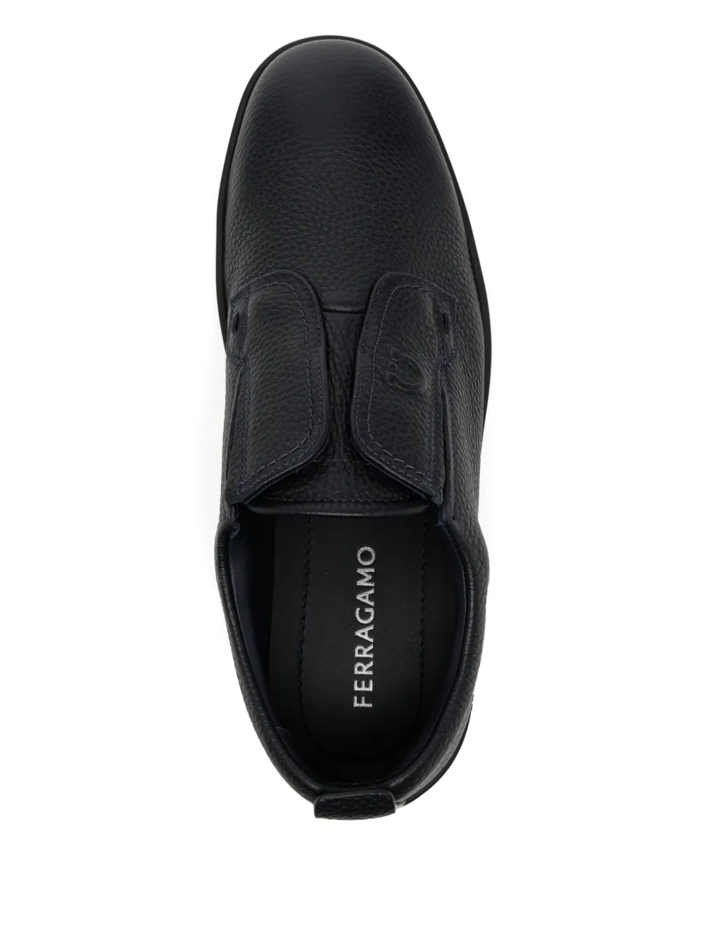 Ferragamo Leren loaders Zwart