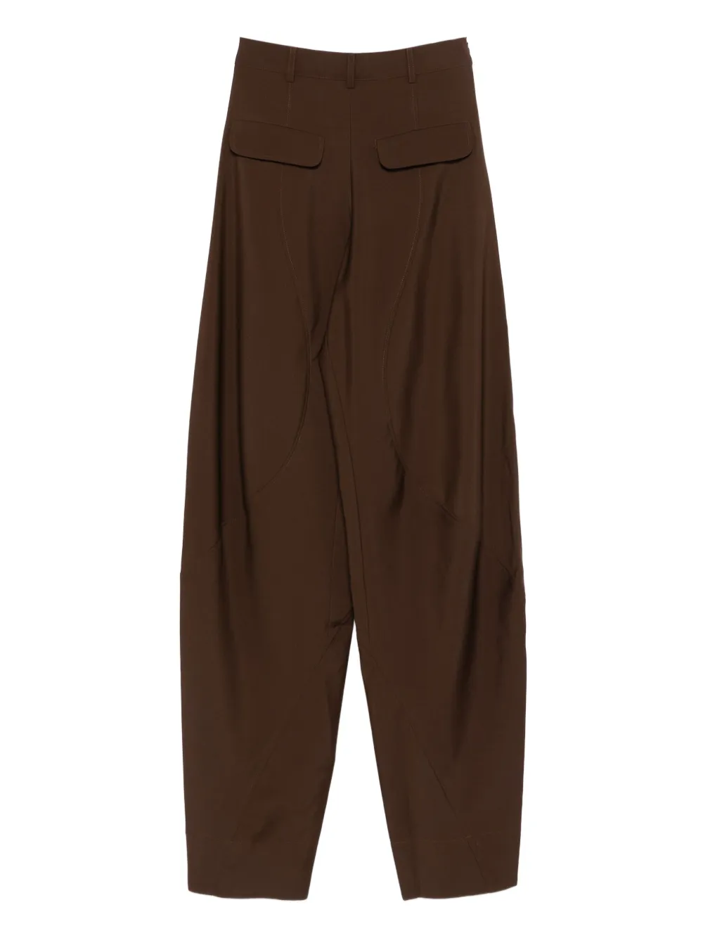 Zomer panelled pocket trousers | Brown | Image 1