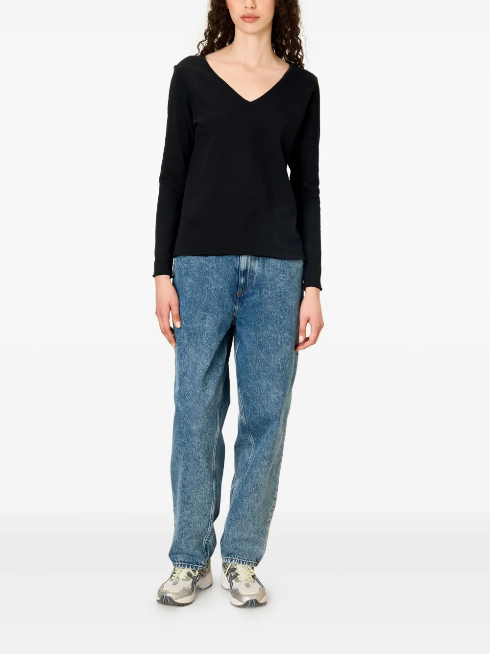 Sonoma Long-Sleeve V-Neck Top