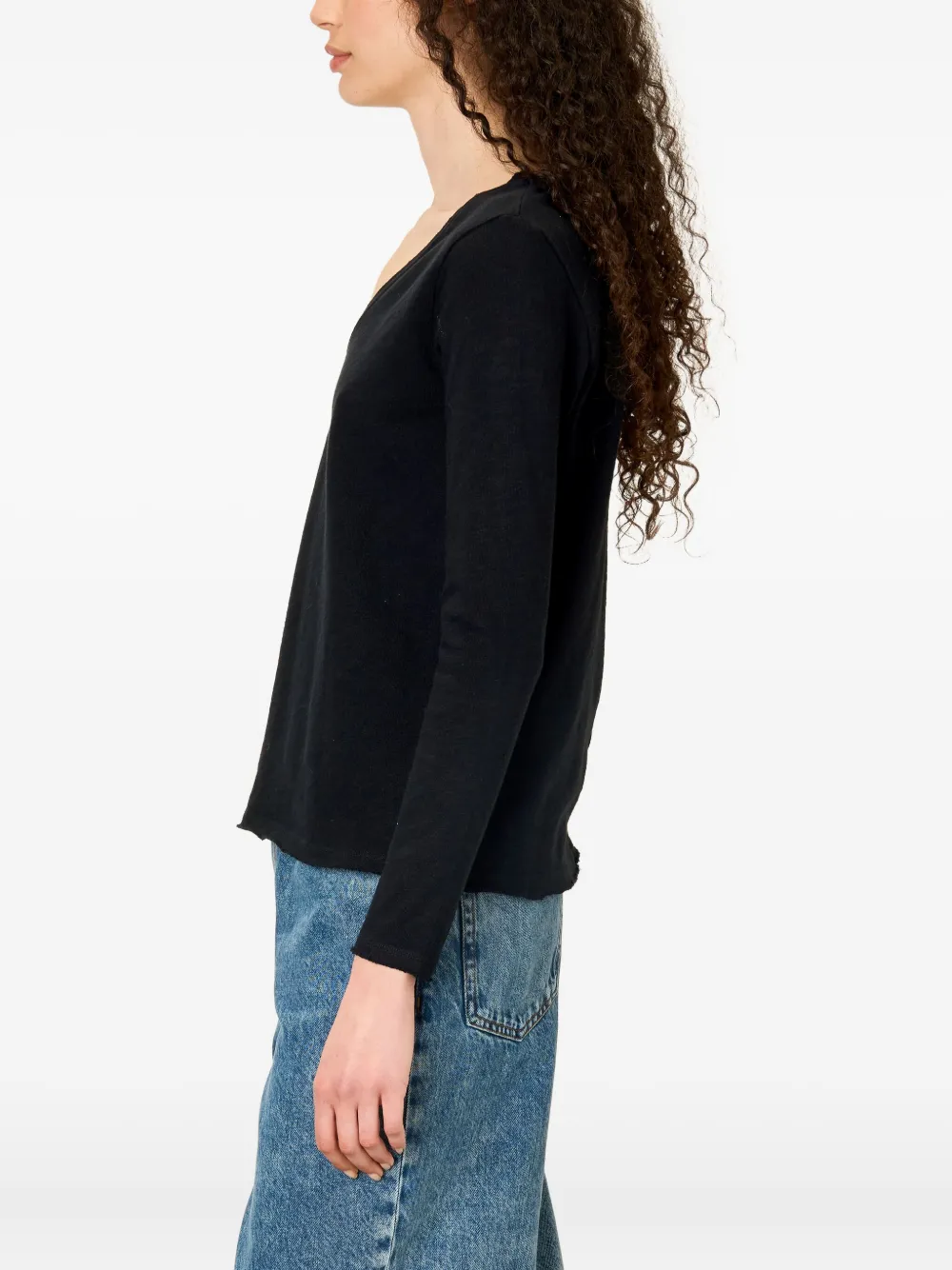 Sonoma Long-Sleeve V-Neck Top