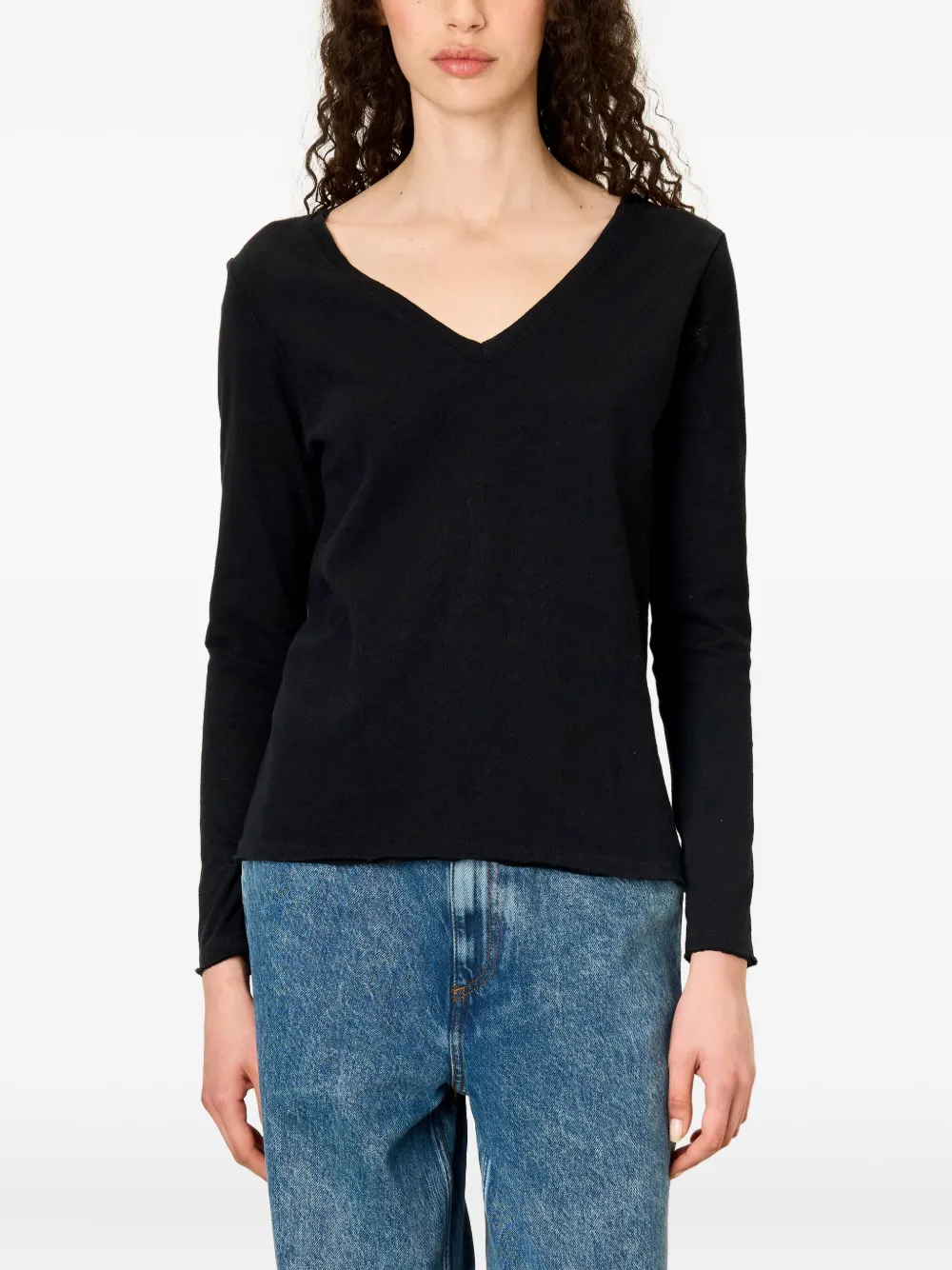 Sonoma Long-Sleeve V-Neck Top