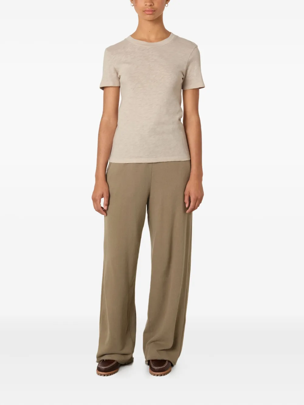 American Vintage Sonoma Textured T-shirt In Neutral