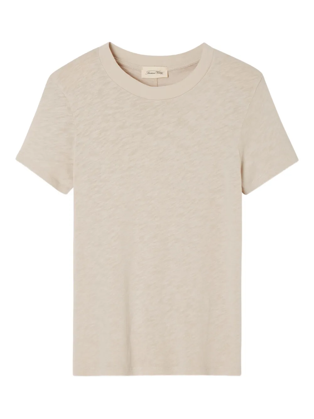 American Vintage Sonoma Textured T-shirt In Neutral