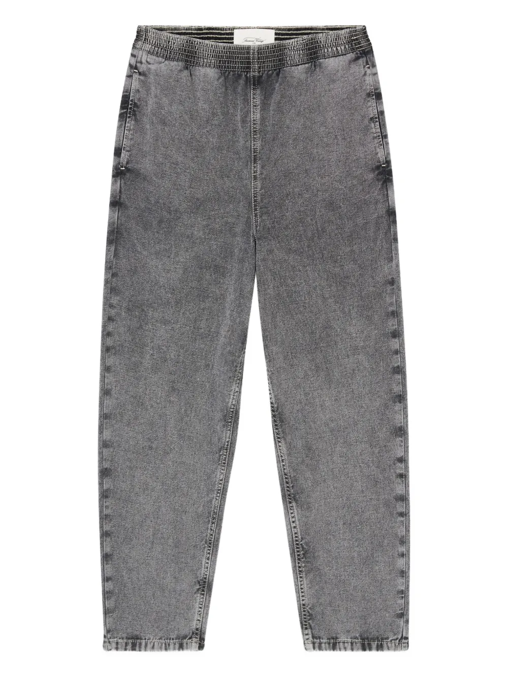 American Vintage Pantaloni Jazy con vita elasticizzata - Grigio
