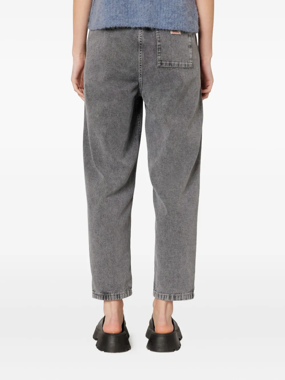 American Vintage Jazy broek met elastische taille Grijs