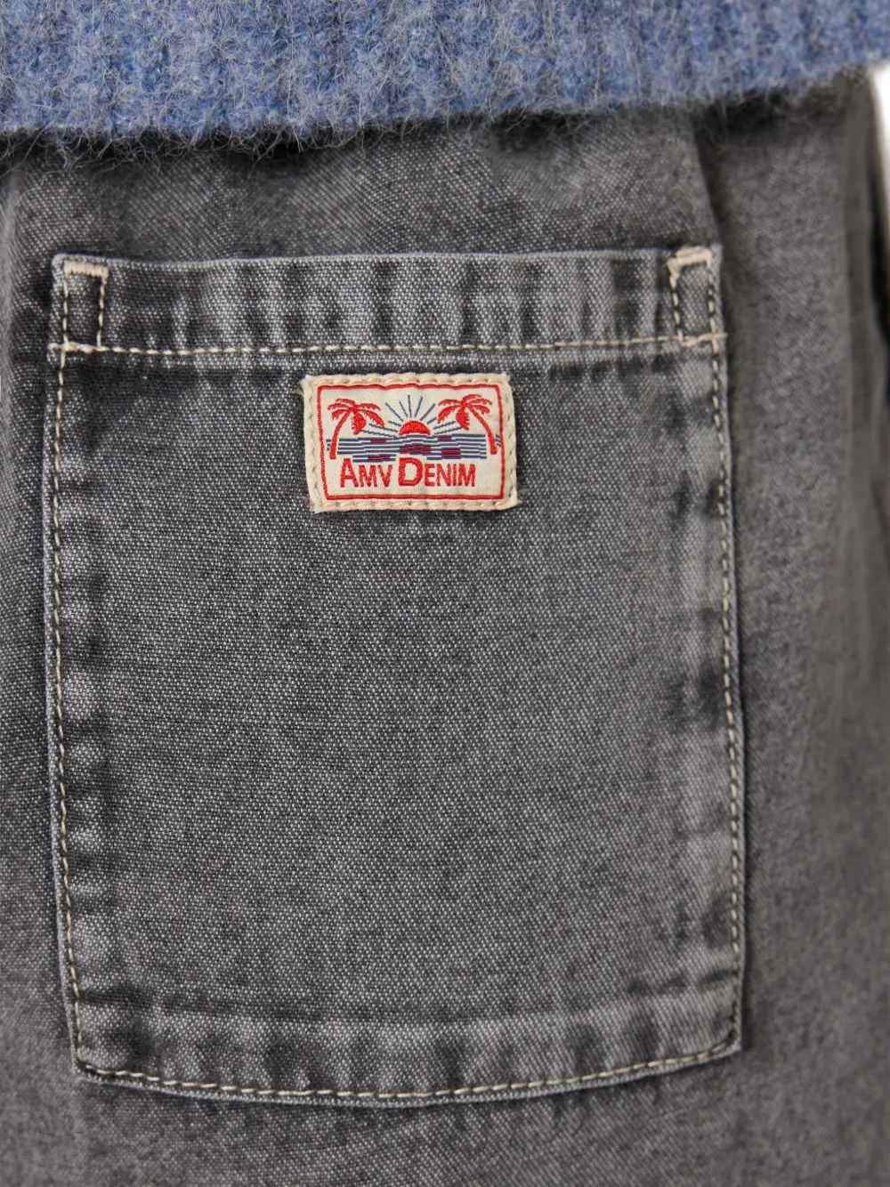 American Vintage Jazy broek met elastische taille Grijs