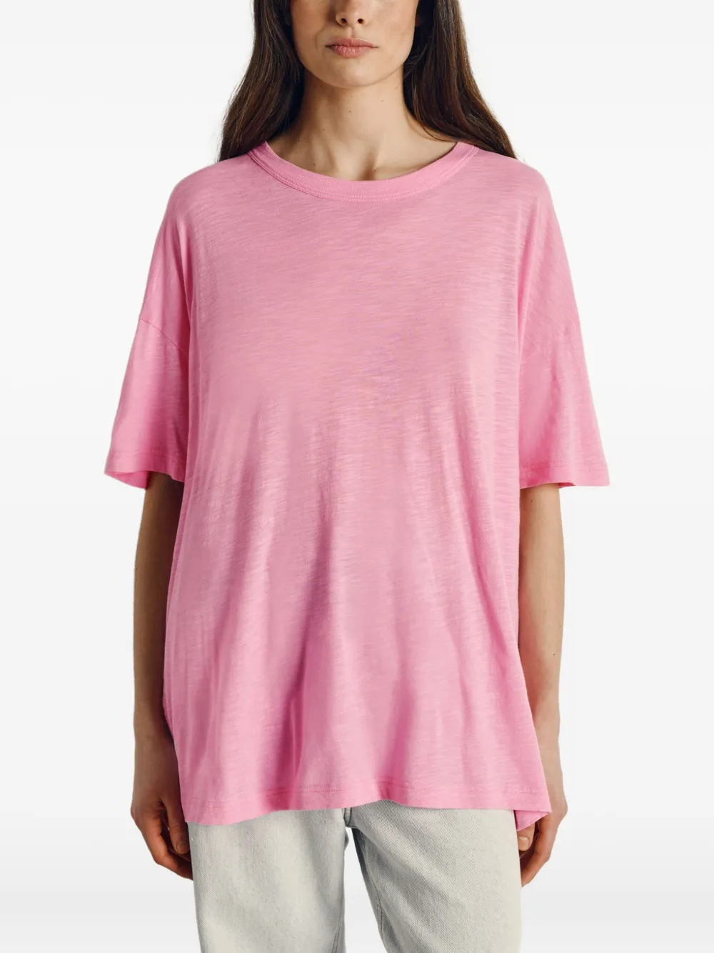 American Vintage Jacksonville T-shirt met korte mouwen Roze