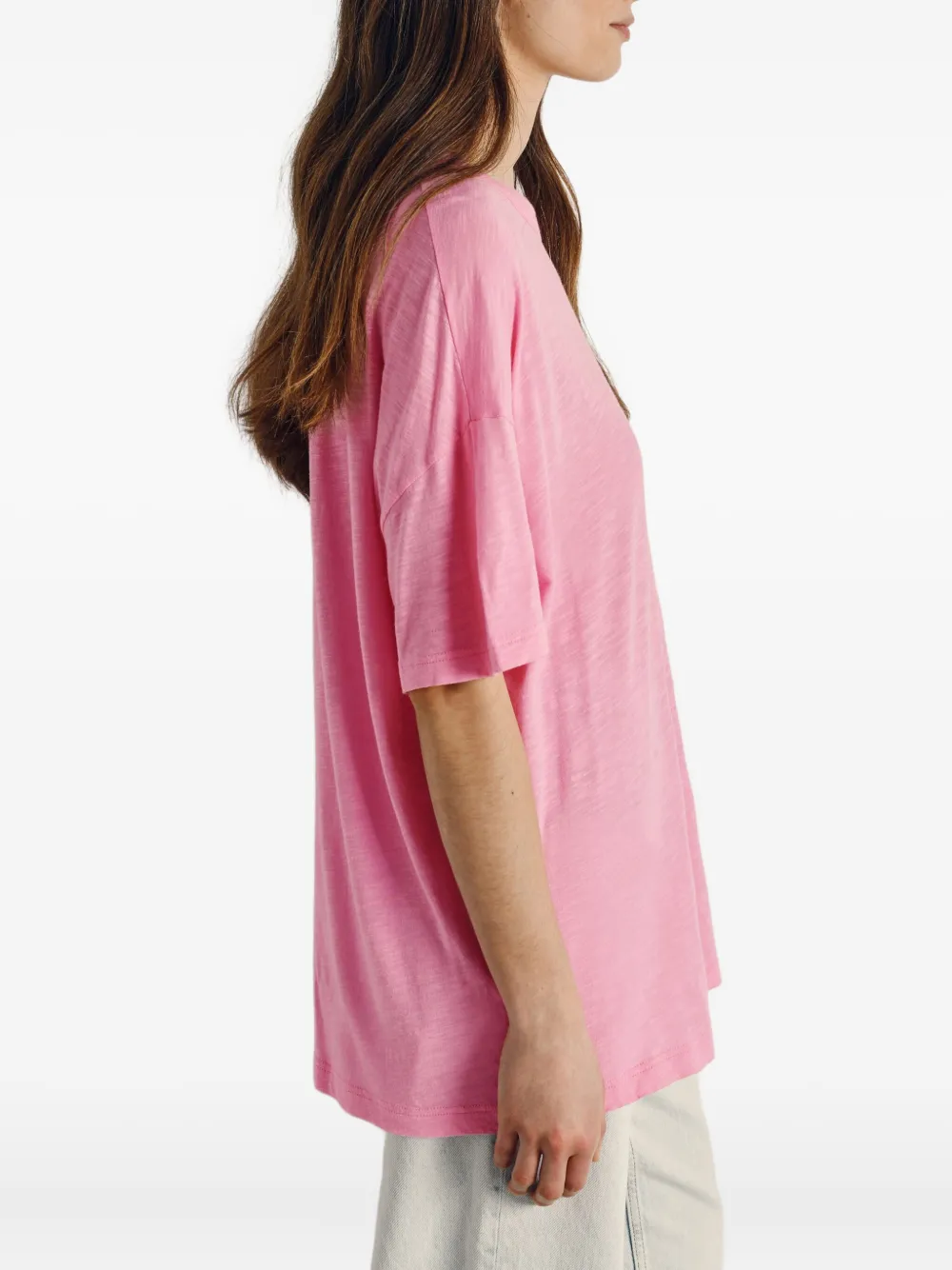 American Vintage Jacksonville T-shirt met korte mouwen Roze