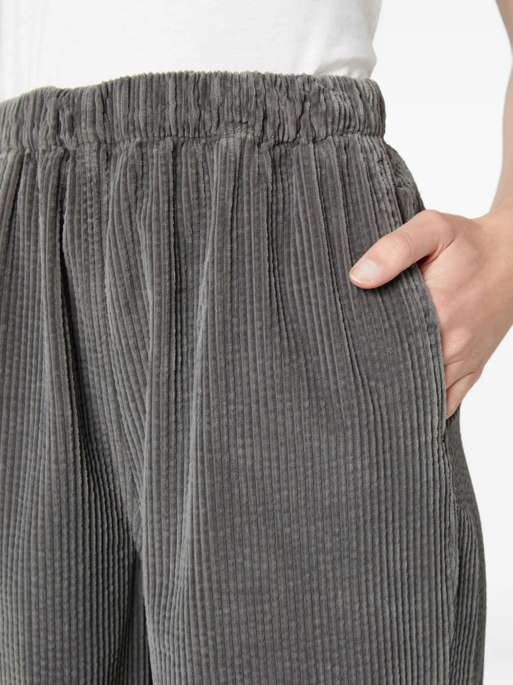 American Vintage Padow ribfluwelen broek Grijs