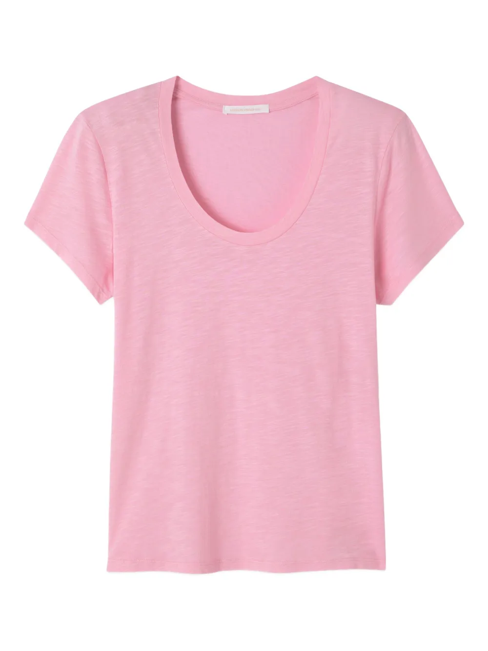 American Vintage Jacksonville Scoop-neck Short-sleeve T-shirt In Pink