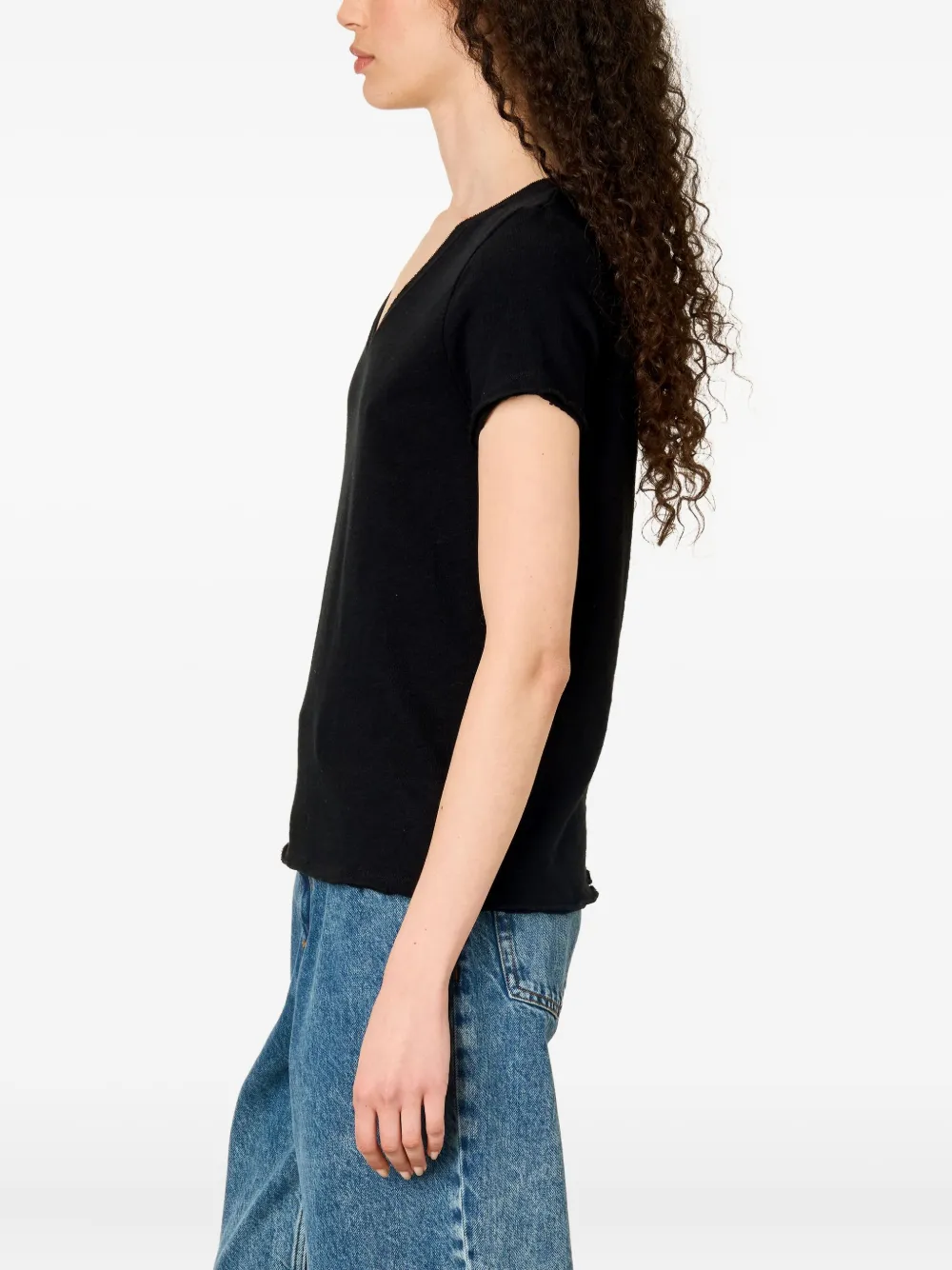 American Vintage Sonoma V-neck T-shirt In Multi