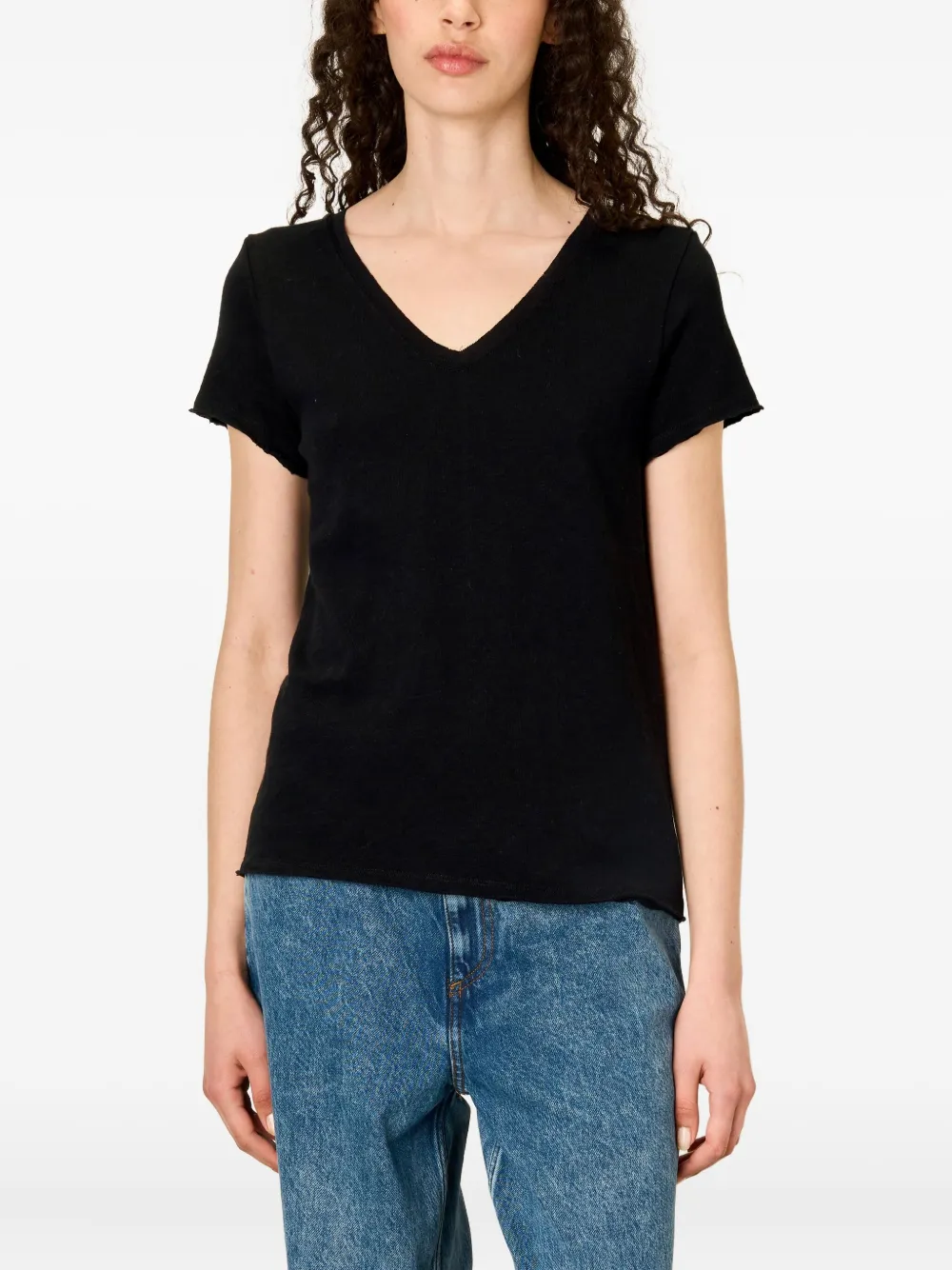 American Vintage Sonoma V-neck T-shirt In Multi