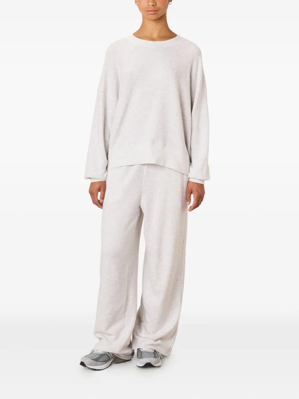 American Vintage Atubay sweater met raglan mouwen Grijs