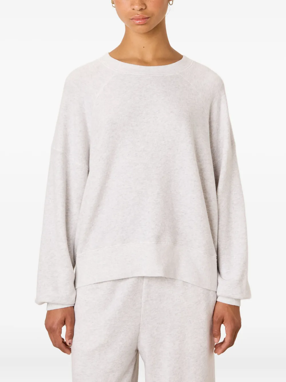 American Vintage Atubay sweater met raglan mouwen Grijs