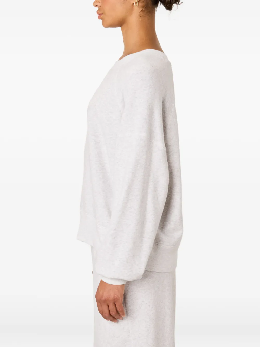 American Vintage Atubay sweater met raglan mouwen Grijs