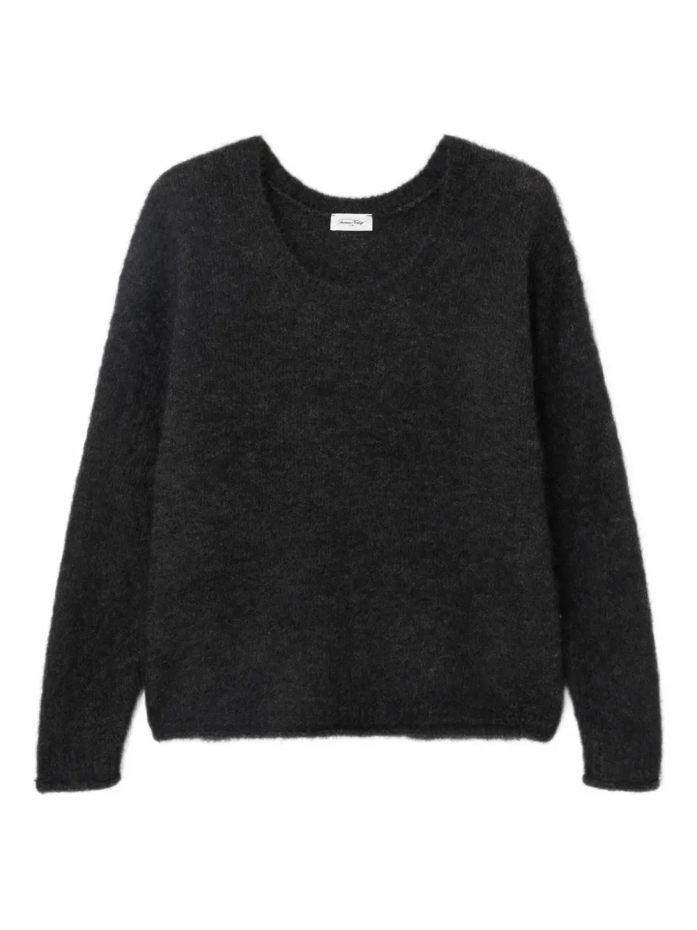American Vintage Nuny Round-neck Sweater In Black