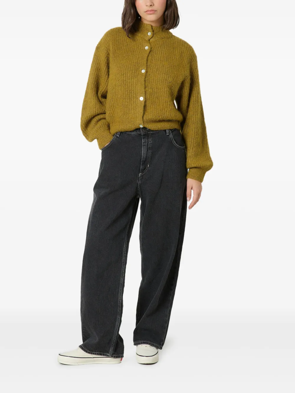 American Vintage East Cardigan In Green