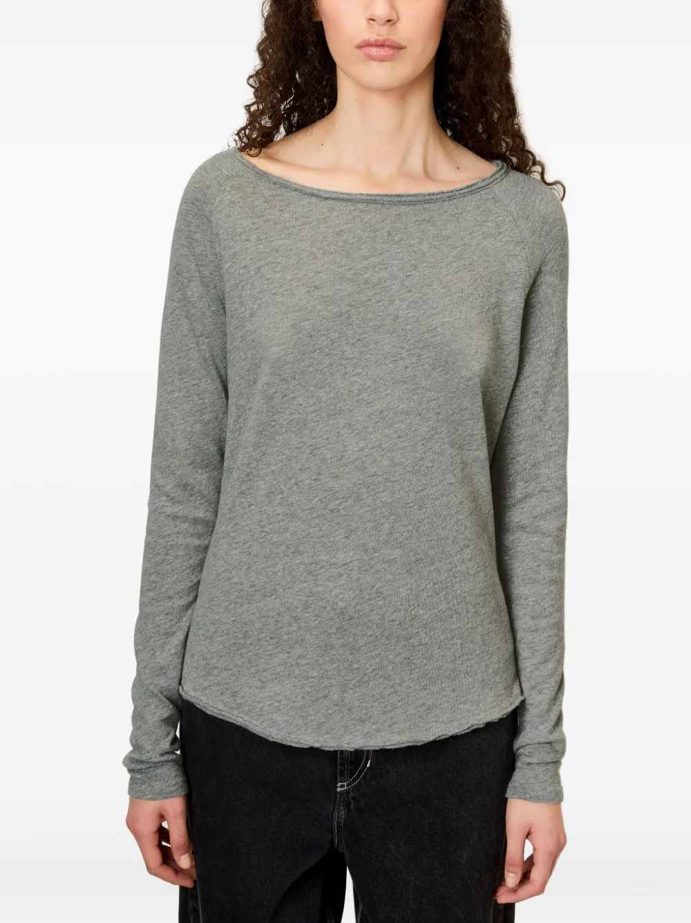 American Vintage Sonoma Boat-neck Raglan-sleeve T-shirt In Multi