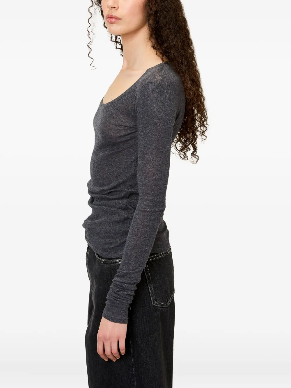 American Vintage Massachusetts Long-sleeve T-shirt In Multi