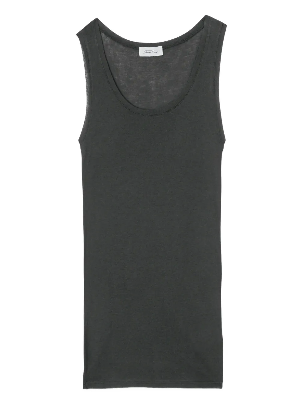 American Vintage Canotta Massachusetts con scollo rotondo - Grigio