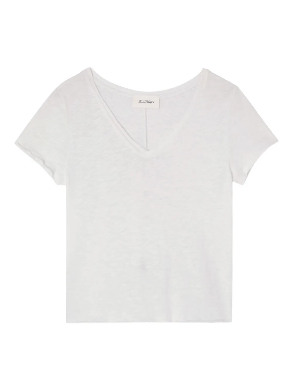 American Vintage Sonoma V-neck T-shirt In White