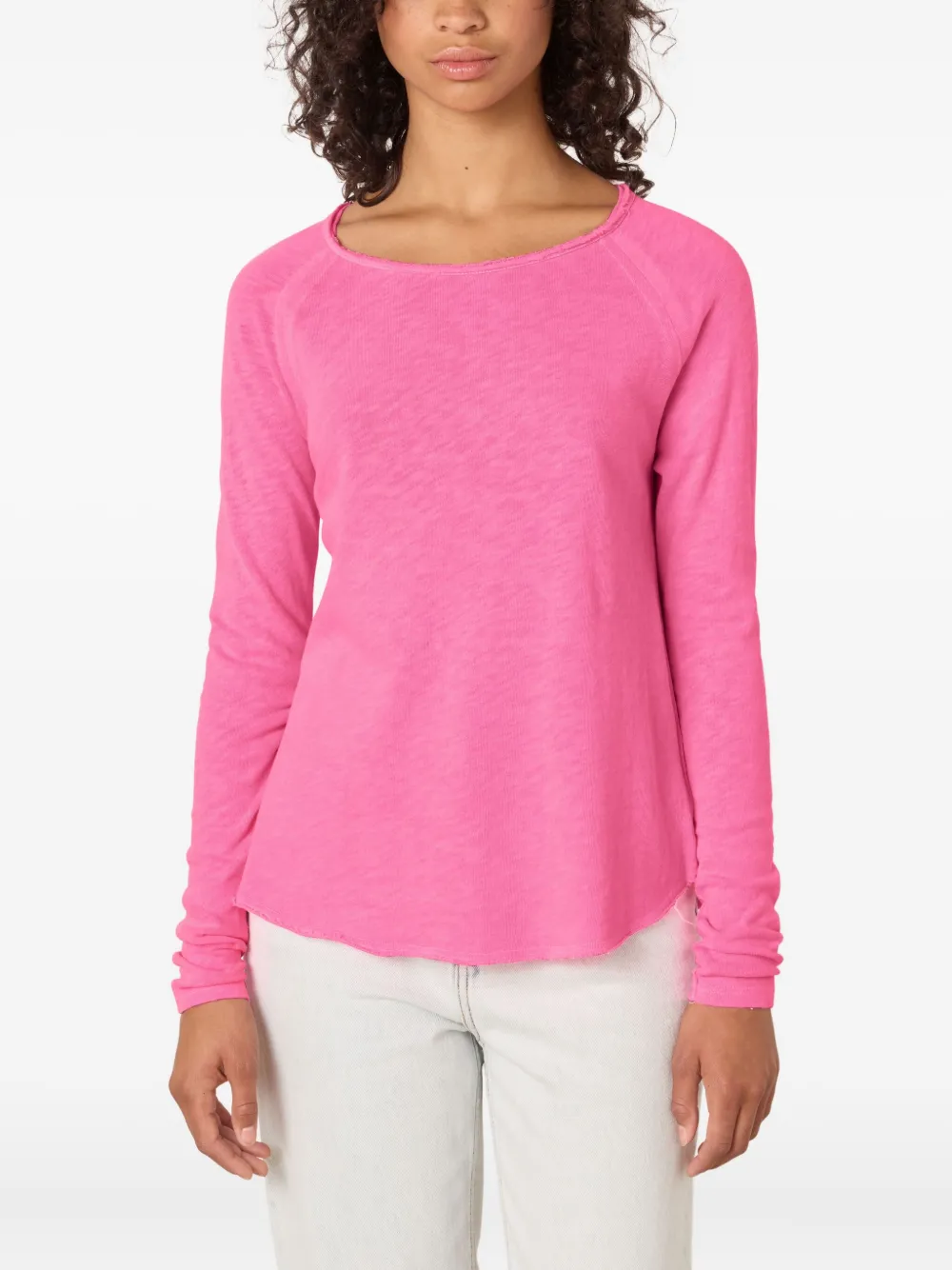 American Vintage Sonoma Raglan-sleeves T-shirt In Pink
