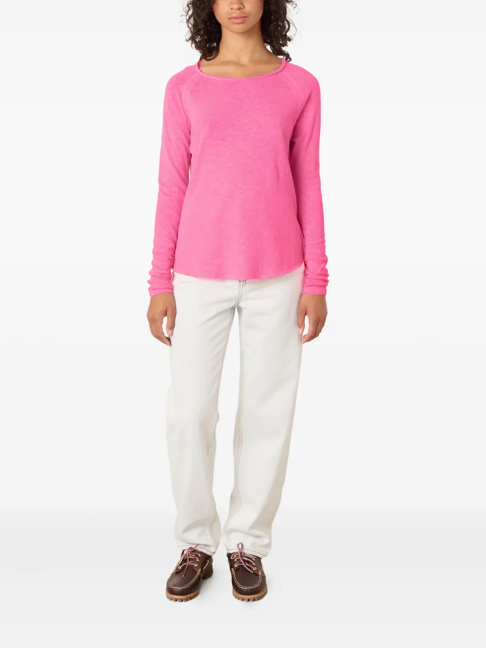 American Vintage Sonoma Raglan-sleeves T-shirt In Pink