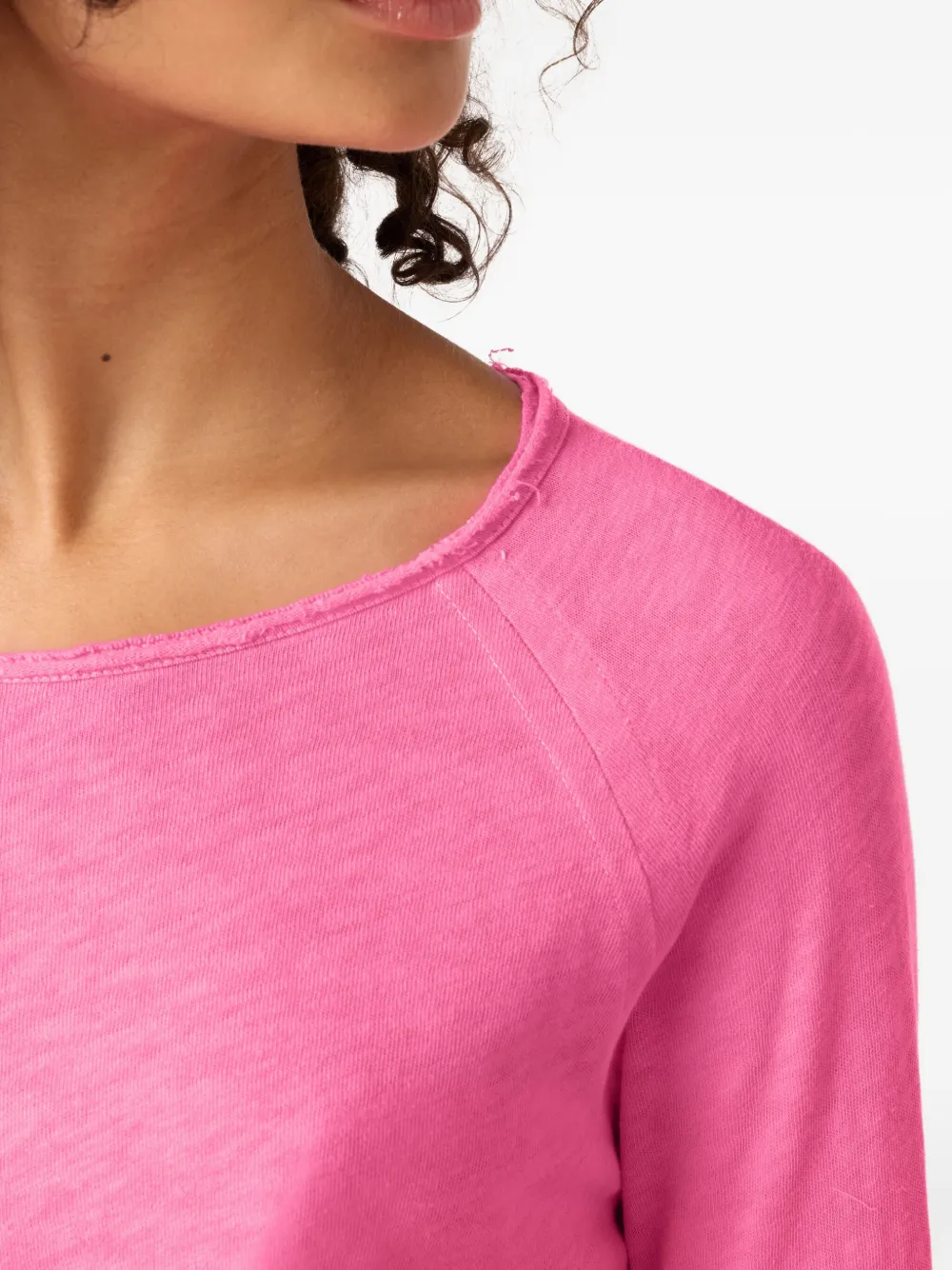American Vintage Sonoma Raglan-sleeves T-shirt In Pink