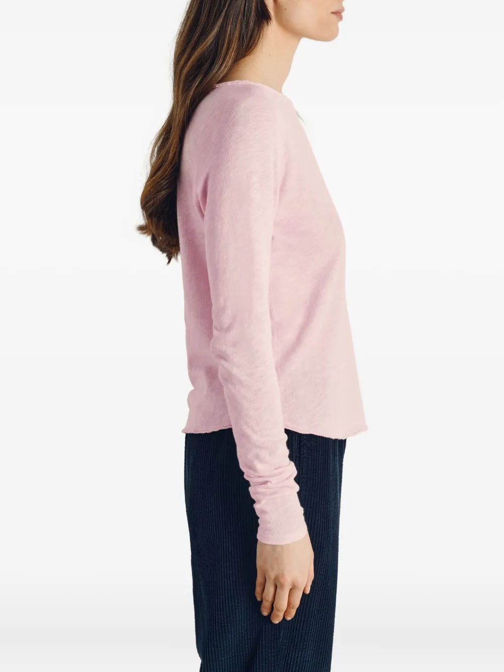 American Vintage Sonoma Long-sleeve T-shirt In Pink