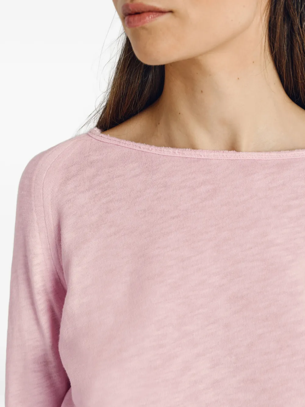 American Vintage Sonoma Long-sleeve T-shirt In Pink