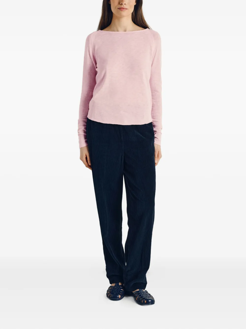 American Vintage Sonoma Long-sleeve T-shirt In Pink