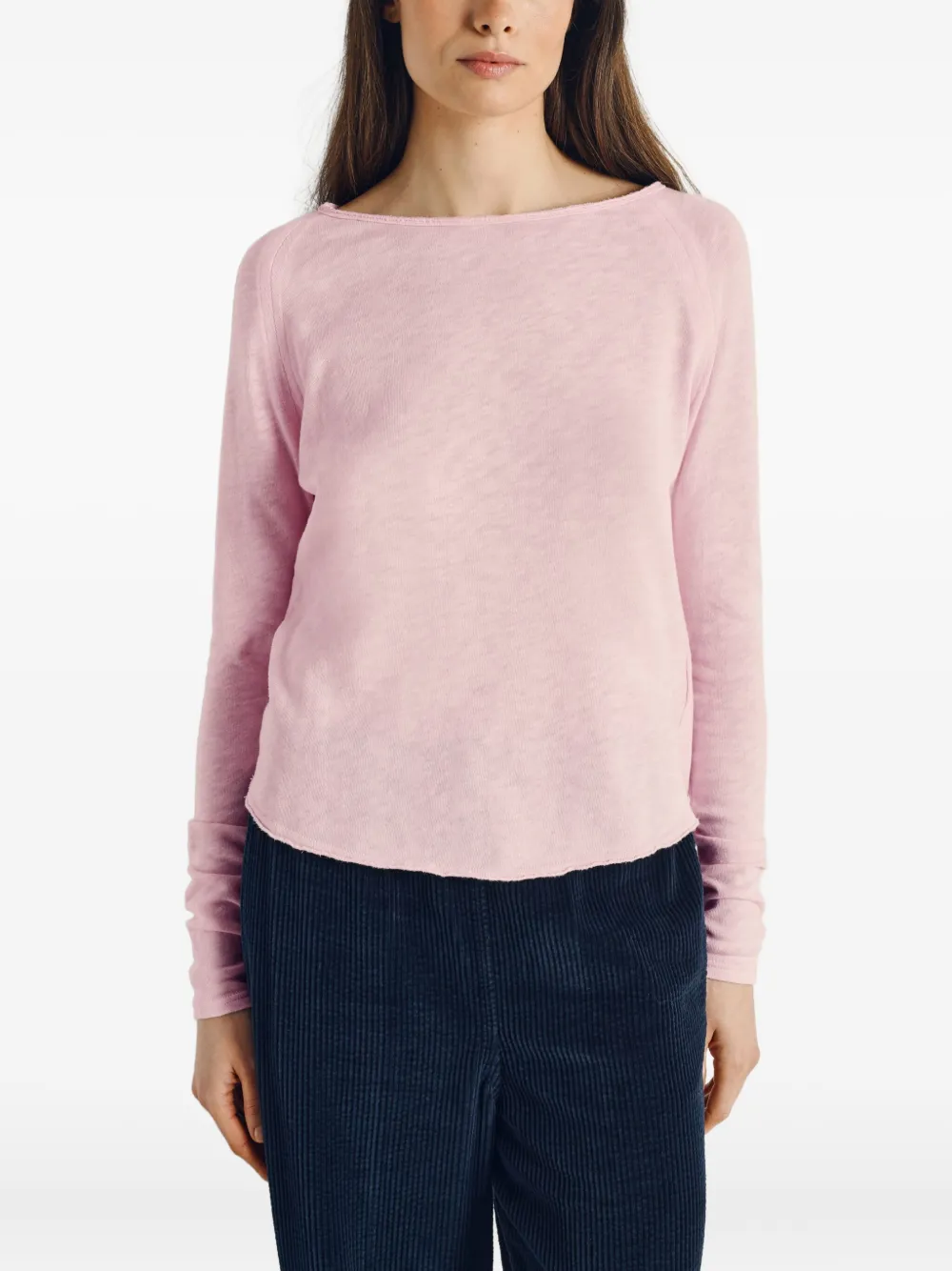 American Vintage Sonoma Long-sleeve T-shirt In Pink