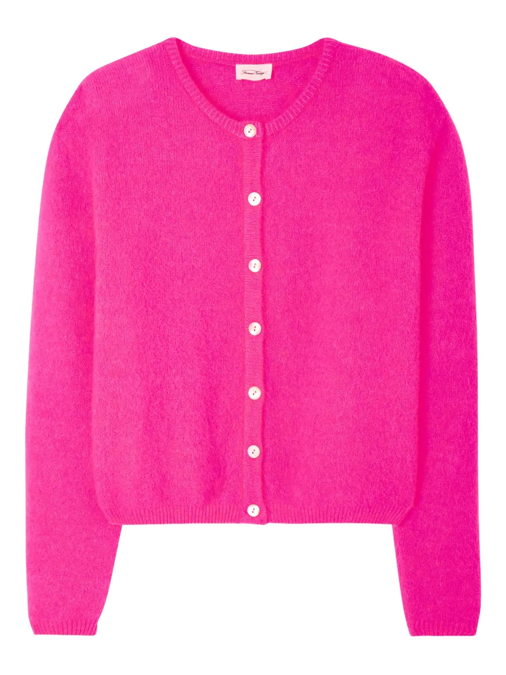 American Vintage Vitow Button Cardigan In Pink