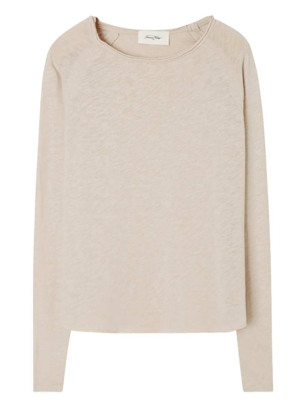 American Vintage Sonoma raglan-sleeve T-shirt - Toni neutri