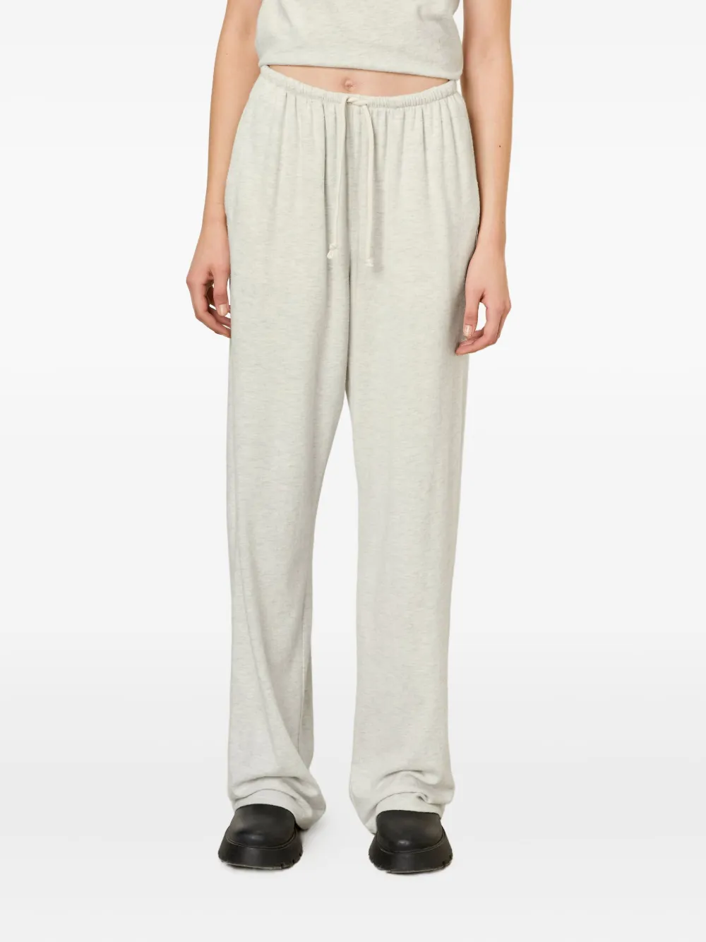 American Vintage Ypawood Drawstring Track Pants In Gray