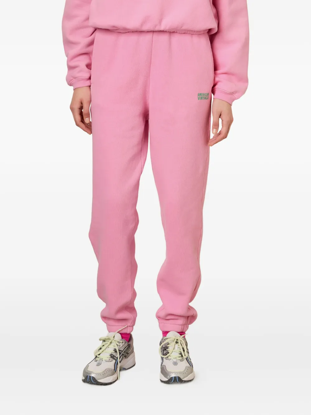 American Vintage Izubird elastische trainingsbroek Roze