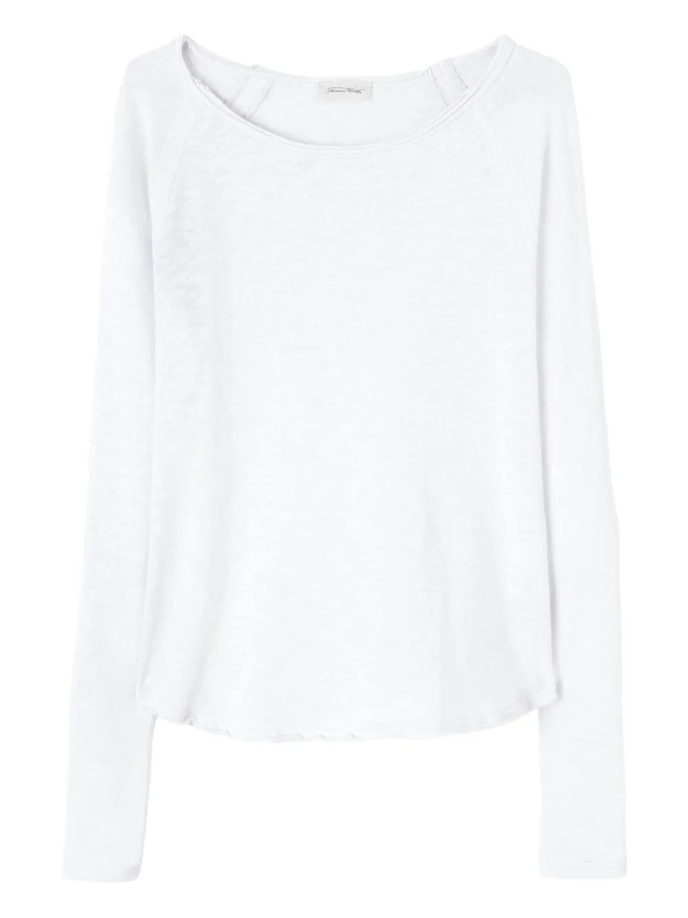 American Vintage Sonoma Raglan Long-sleeves T-shirt In White