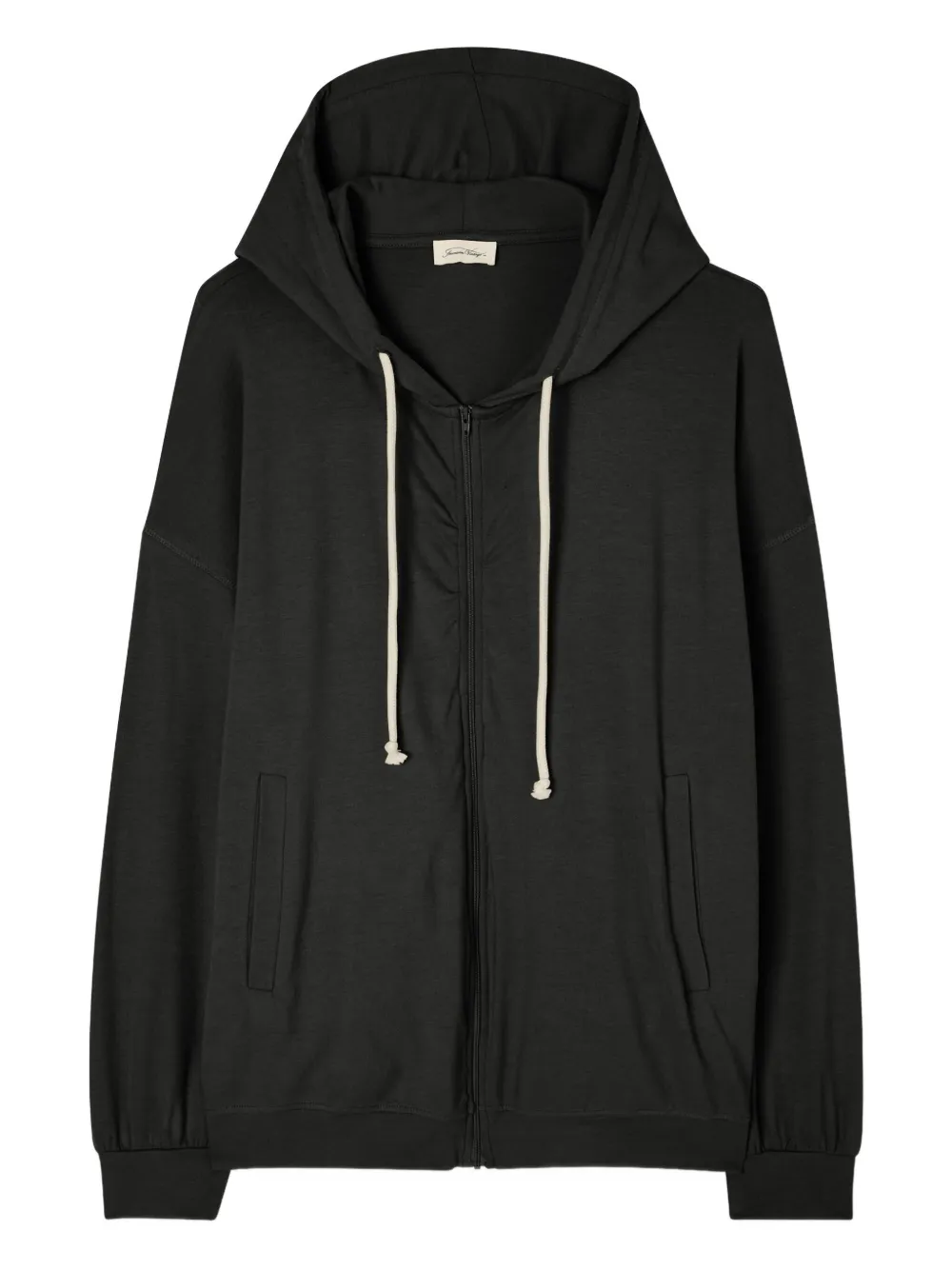 American Vintage Ypawood zip-up hoodie - Nero