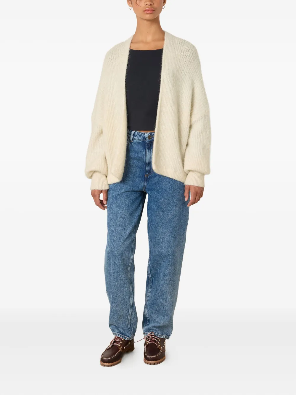 American Vintage East Long-sleeve Cardigan In Neutral