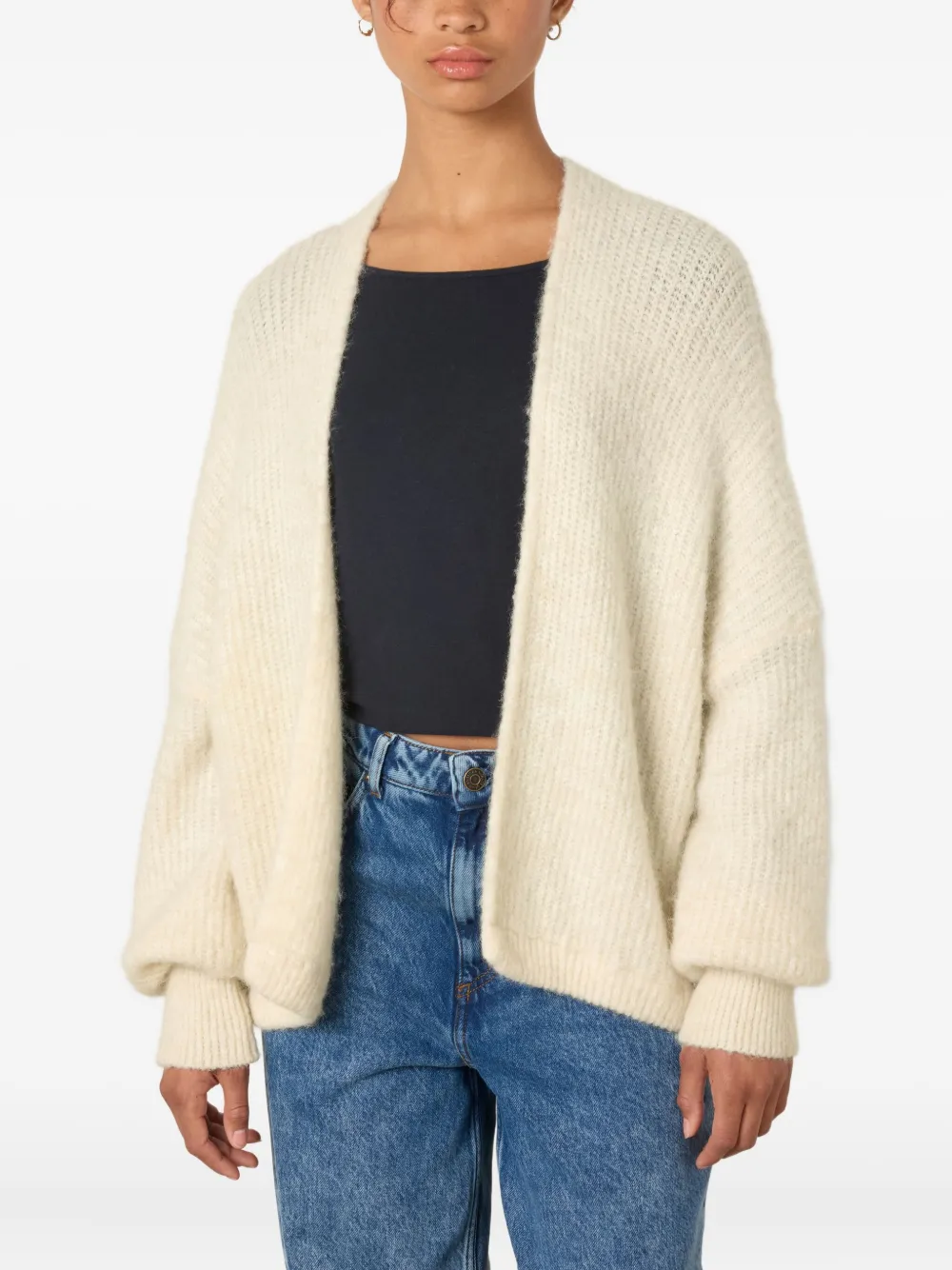 American Vintage East Long-sleeve Cardigan In Neutral