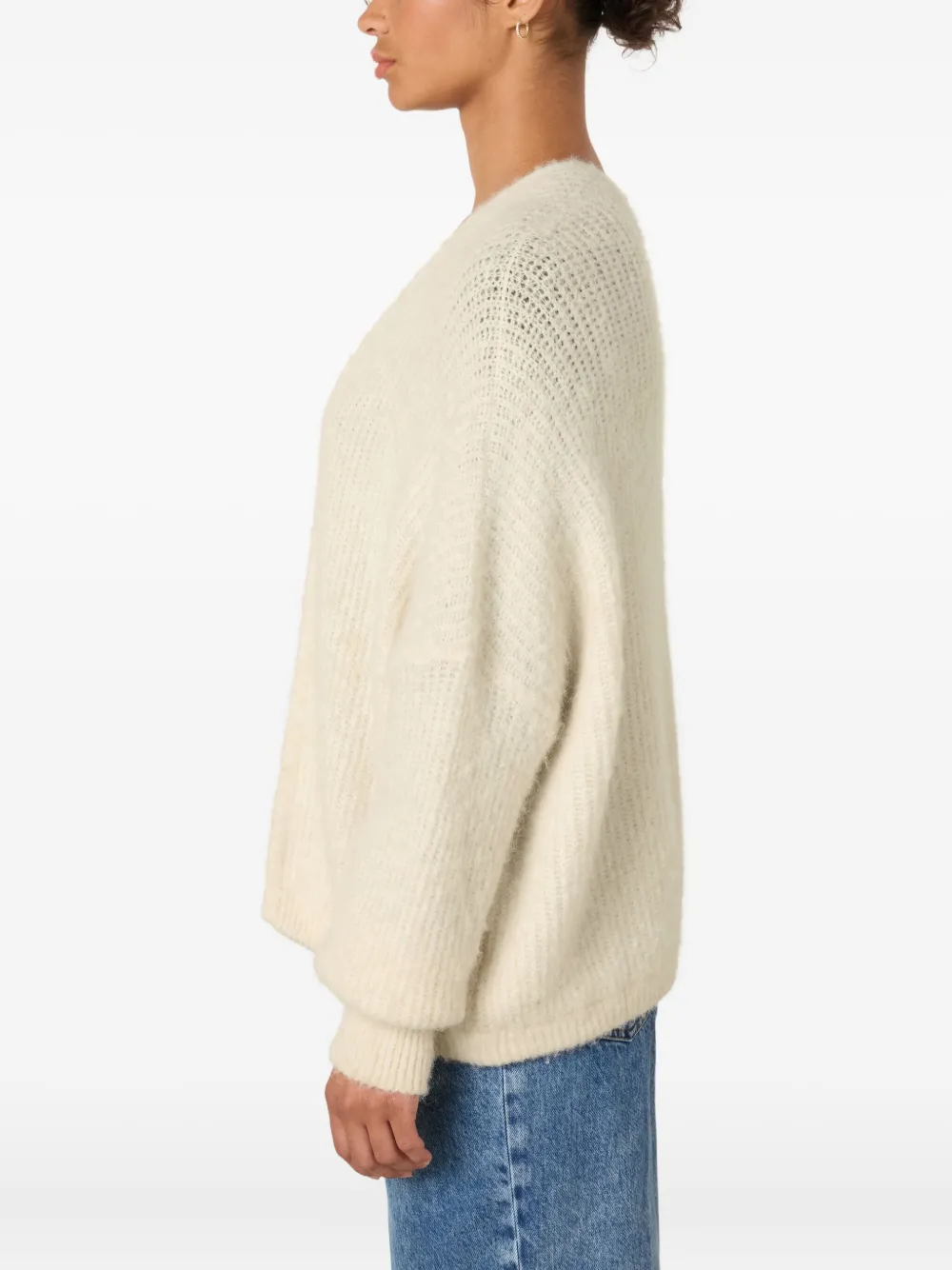 American Vintage East Long-sleeve Cardigan In Neutral